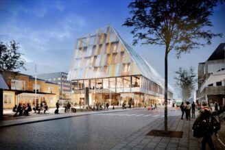 Skanska bygger kombinerat stadshus och stationshus i Växjö