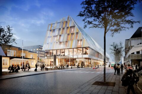 Skanska bygger kombinerat stadshus och stationshus i Växjö