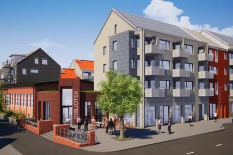 LKF och Litana bygger nya bostäder och vårdcentral centralt i Södra Sandby
