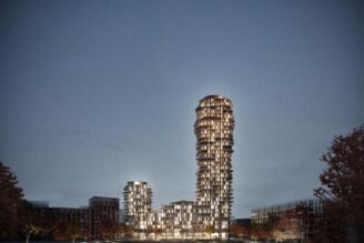Nacka stads nya landmärke Discus prisas internationellt