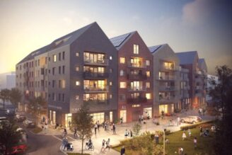 Lokalt byggbolag bygger bostäder i Norrtälje hamn