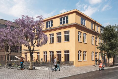 Ihus hyr ut till Uppsalahem i Cykelfabriken