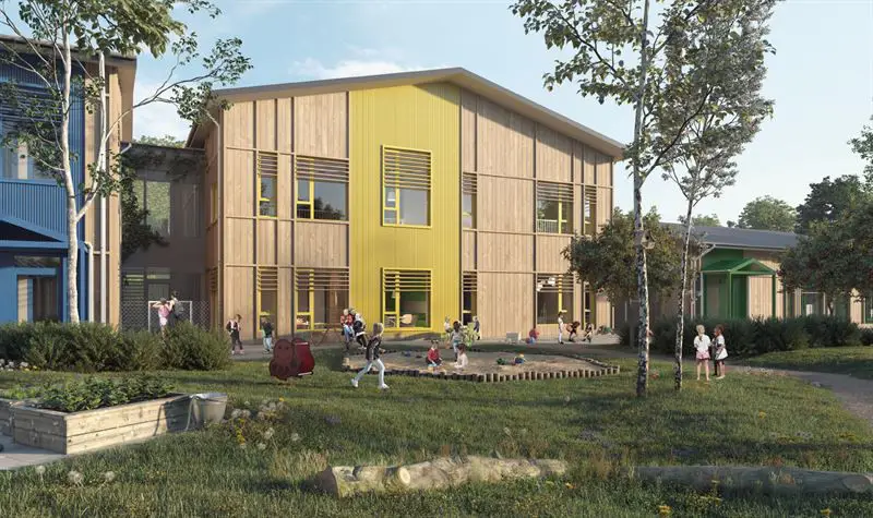 Peab bygger förskola med minskad klimatpåverkan i Nybro Kommun
