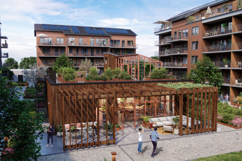 Skanska investerar 320 miljoner kronor i bostadsprojektet i Umeå