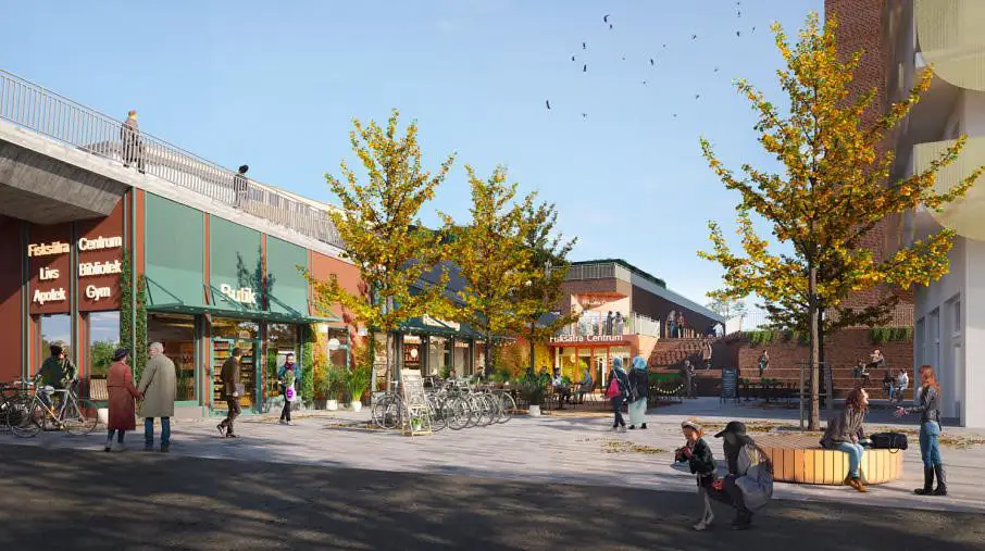 Nu startar upprustningen av Fisksätra Centrum