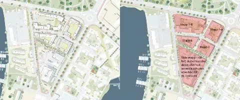 Klartecken för stor central förtätning
