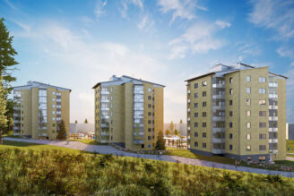 NCC bygger 88 hyreslägenheter i Sundsvall