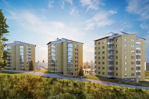 NCC bygger 88 hyreslägenheter i Sundsvall