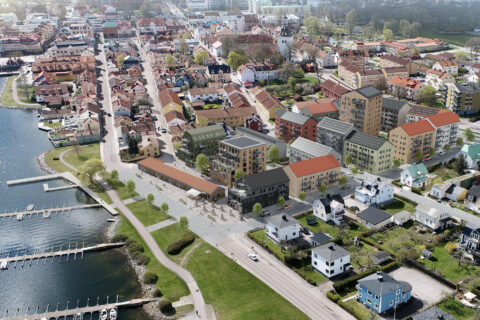 Skanska och Solhemsgruppen utvecklar ny stadsdel i centrala Västervik
