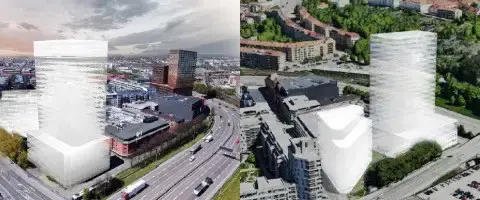 Här kan Göteborg få en ny kontorsskrapa