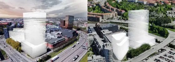Här kan Göteborg få en ny kontorsskrapa