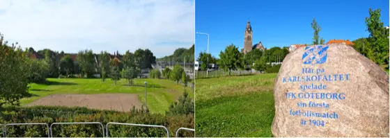 Första steget för att bygga bostäder vid anrik idrottsplats