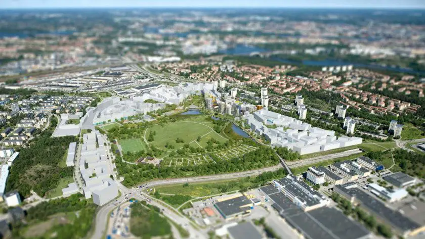 Bildspecial: Tummen upp för central del av Årstafältet