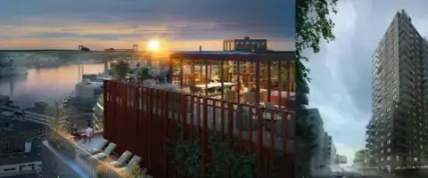 Norra Älvstranden får ett nytt landmärke