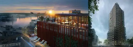 Norra Älvstranden får ett nytt landmärke