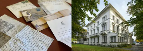 130-årigt brevfynd hittat på Dicksonska Palatset