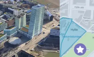 Markanvisningstävling för ”Trekantstomten” ligger flera år bort