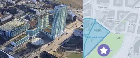 Markanvisningstävling för ”Trekantstomten” ligger flera år bort
