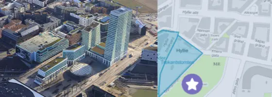 Markanvisningstävling för ”Trekantstomten” ligger flera år bort