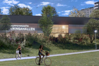 Wästbygg bygger hall för truppgymnastik på Lidingö