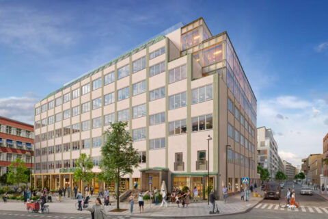 Arcona bygger om kontorsbyggnad i Hammarby Sjöstad