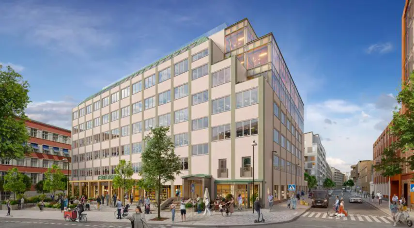 Arcona bygger om kontorsbyggnad i Hammarby Sjöstad