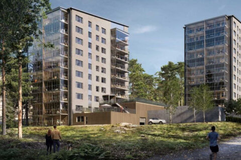 NCC bygger 75 lägenheter åt Riksbyggen