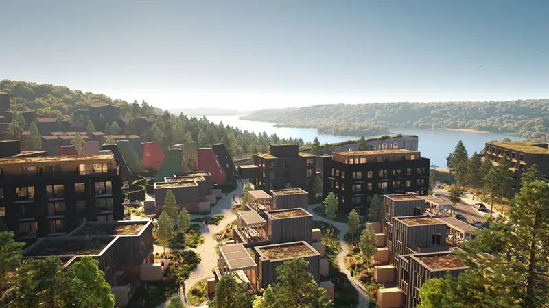 OBOS och Veidekke blir partners i Wendelstrand – bygger 200 bostäder