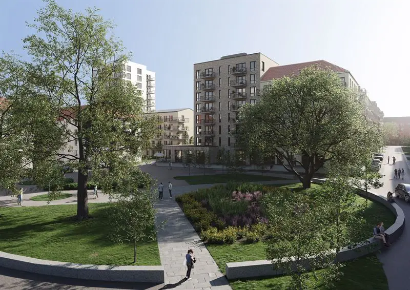 Skanska bygger bostäder och lokaler i Kristianstad