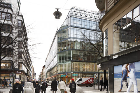 Axfast köper Glashuset i centrala Stockholm för 1,9 miljarder