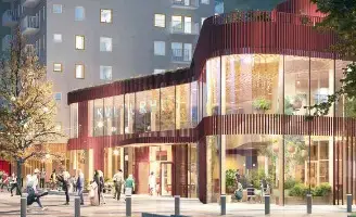 White vinner tävlingen om ny profilbyggnad i Valsta
