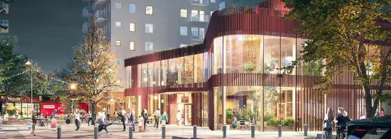 White vinner tävlingen om ny profilbyggnad i Valsta