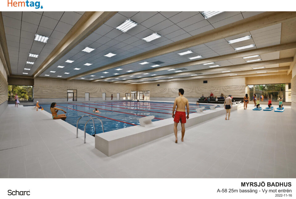 Nacka får ny simhall med nytt koncept