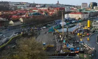 Veidekke tar över säkerhetsarbetet på Västlänken i Göteborg