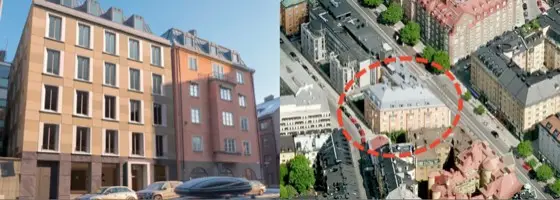 Doldisens kontorsplaner i centrala Stockholm