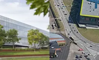 Duon slopar planer på höghus vid Entré
