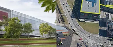 Duon slopar planer på höghus vid Entré