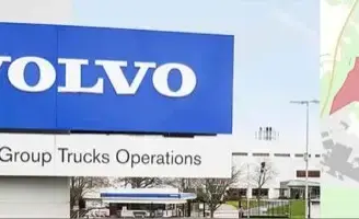Volvo nära en direktanvisning i Tuve