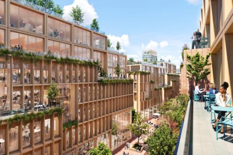 Världens största trästad blir verklighet i Stockholm