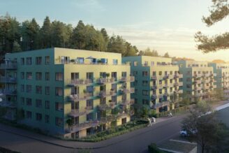 Aros Bostad och TL Bygg bygger 156 hyreslägenheter i Huddinge