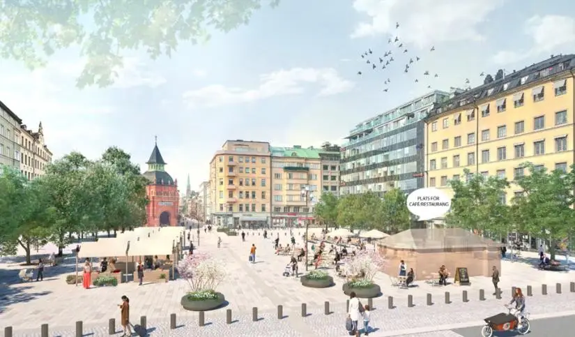 Stadens plan för att rusta upp Östermalmstorg