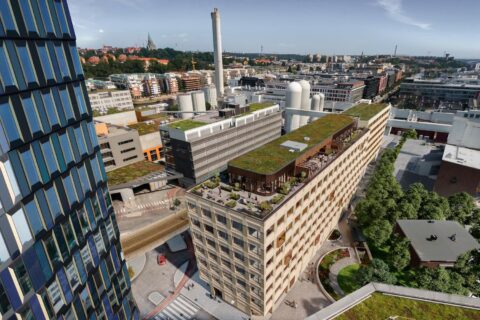 En tredjedel uthyrt i Skanskas Sthlm 02