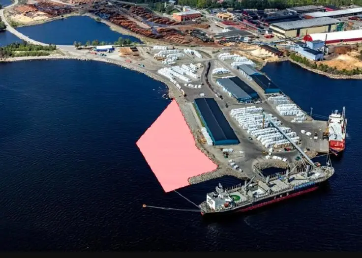 Peab anlägger kaj och terminalyta i Orrskär