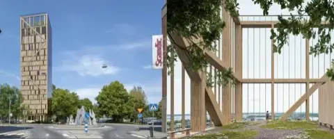 Här vill norska hotellmiljardären bygga nästa höga trätorn