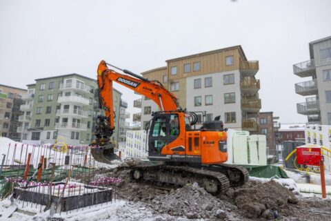 Bostadsbyggandet ökade i februari