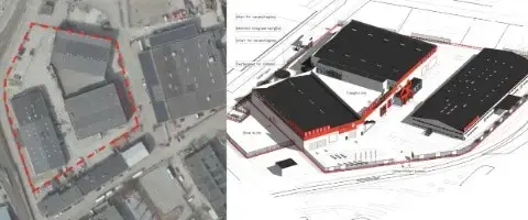 Bauhaus-tomt ska göra plats för nytt bostadskvarter