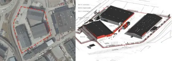 Bauhaus-tomt ska göra plats för nytt bostadskvarter