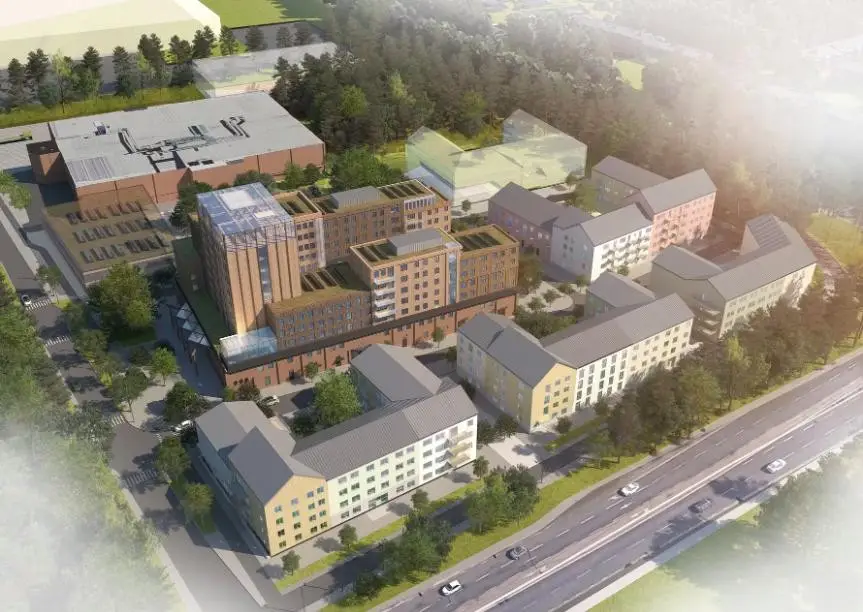 Framsteg i 60 000 kvadratmeter stora detaljplanen
