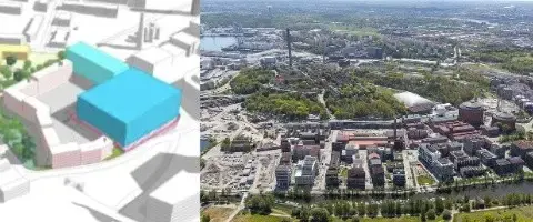 De ska bygga bostäder bredvid Ellevios industriplaner i Hjorthagen