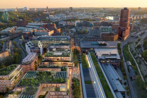 Atrium Ljungberg skriver avtal med TL Bygg som inleder byggandet av Stockholm Wood City
